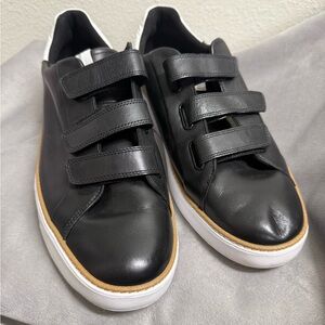 Cole Haan Black Leather Strap Sneakers